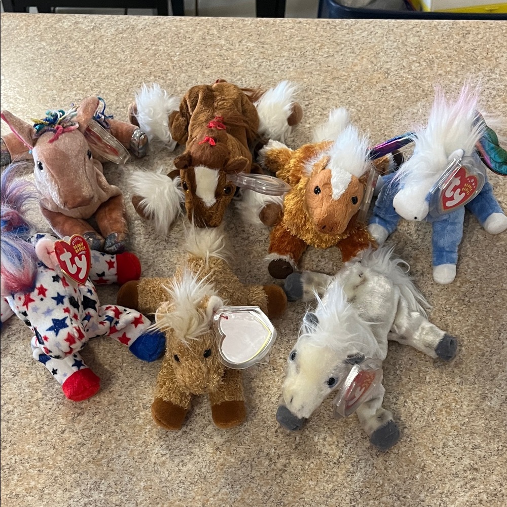 Ty Beanie Baby Horse Plush Collection - Multicolor